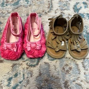 Baby girl size 2 shoes